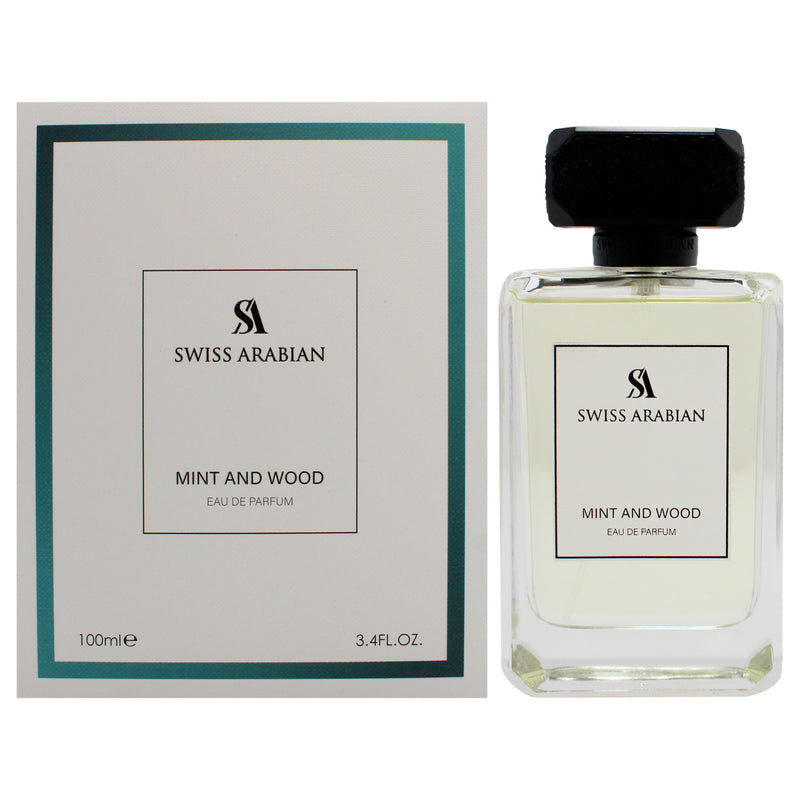 Swiss Arabian Mint and Wood by Swiss Arabian for Men - 3.4 oz EDP Spray