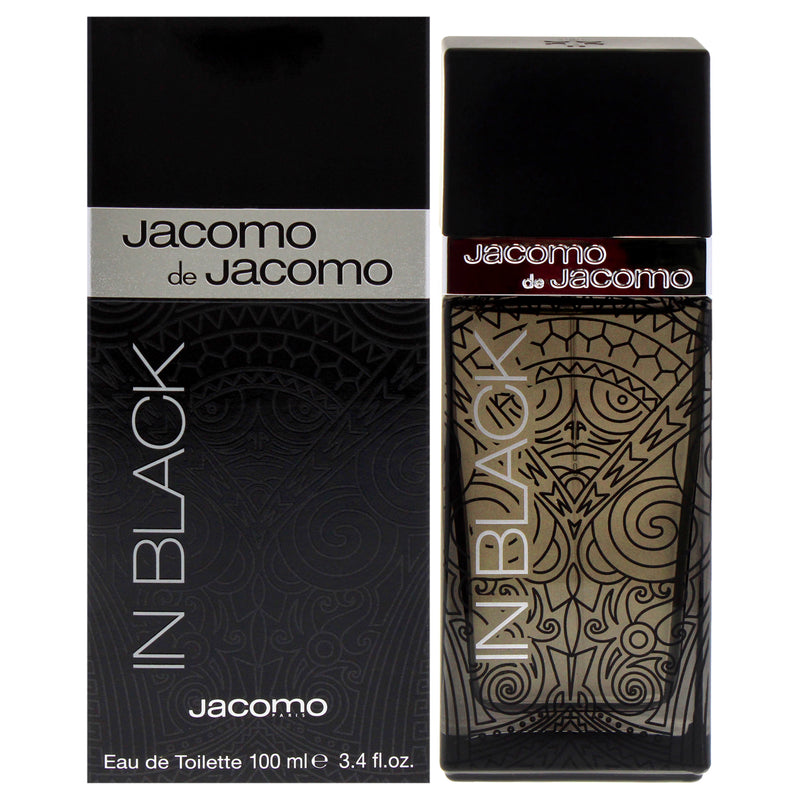 Jacomo Jacomo de Jacomo In Black by Jacomo for Men - 3.4 oz EDT Spray