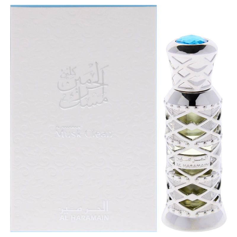 Musk Clean by Al Haramain for Unisex - 0.4 oz Parfum Oil (Mini)