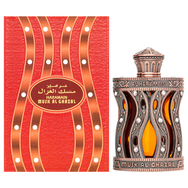 Musk Al Ghazal by Al Haramain for Unisex - 1.01 oz Parfum Oil