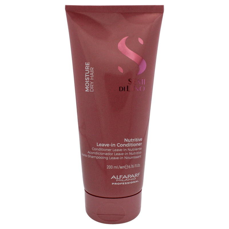 Alfaparf Milano Semi Di Lino Moisture Nutritive Leave-In Conditioner by Alfaparf Milano for Unisex - 6.76 oz Conditioner