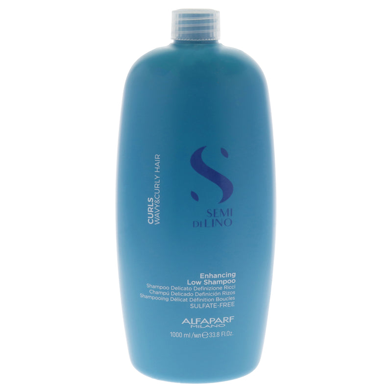 Alfaparf Milano Semi Di Lino Curls Enhancing Low Shampoo by Alfaparf Milano for Unisex - 33.8 oz Shampoo