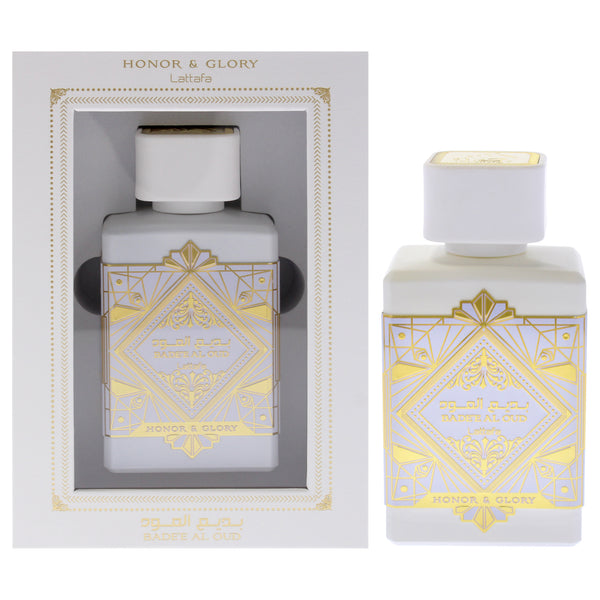 Badee Al Oud Honor And Glory by Lattafa for Unisex - 3.4 oz EDP Spray