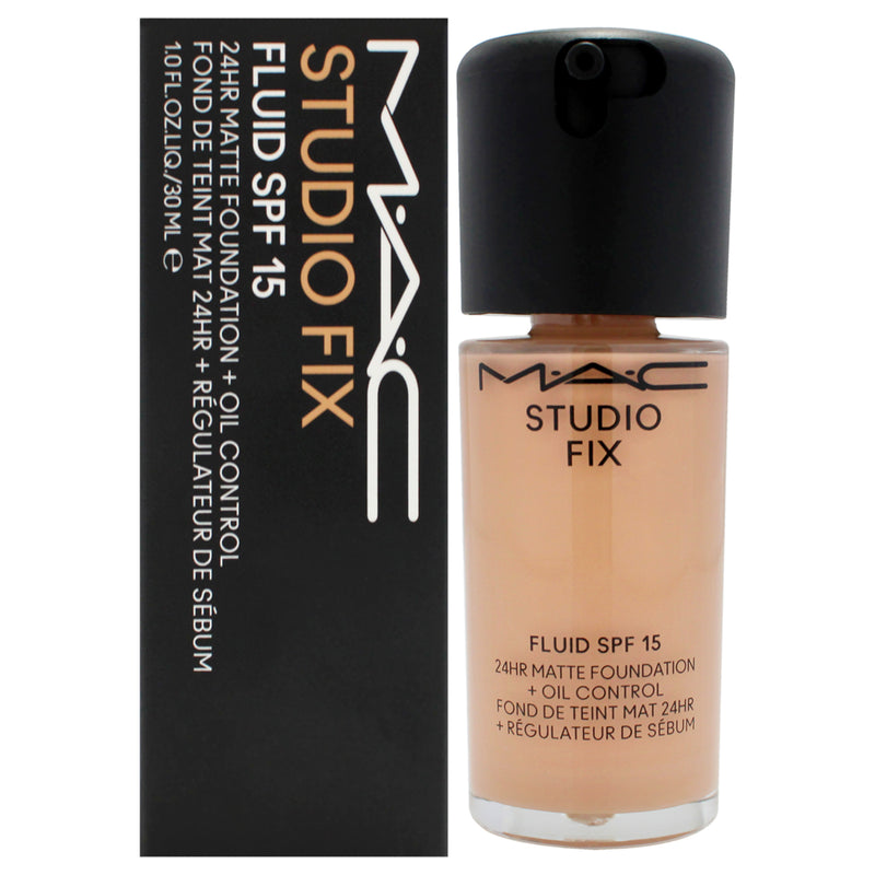 MAC Studio Fix Fluid SPF 15 24Hr Matte Foundation Plus Oil Control - NW22 by MAC for Women - 1 oz Foundation