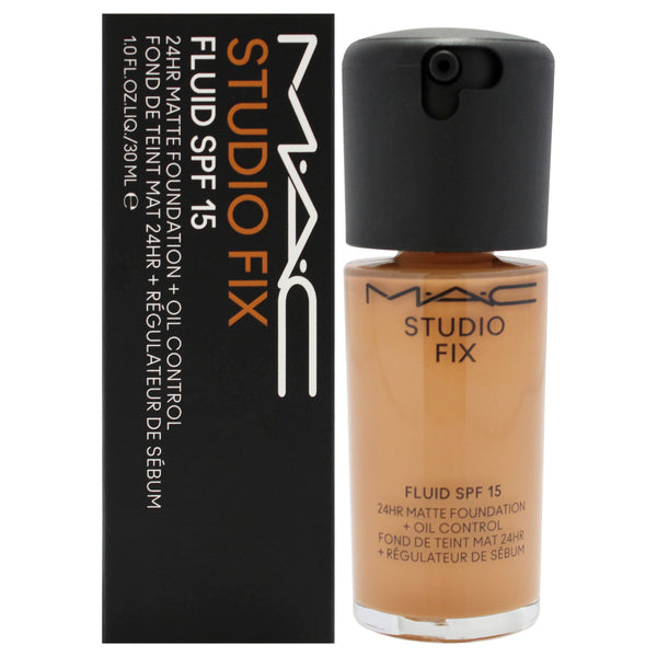 MAC Studio Fix Fluid SPF 15 24Hr Matte Foundation Plus Oil Control -NC45 by MAC for Women - 1 oz Foundation