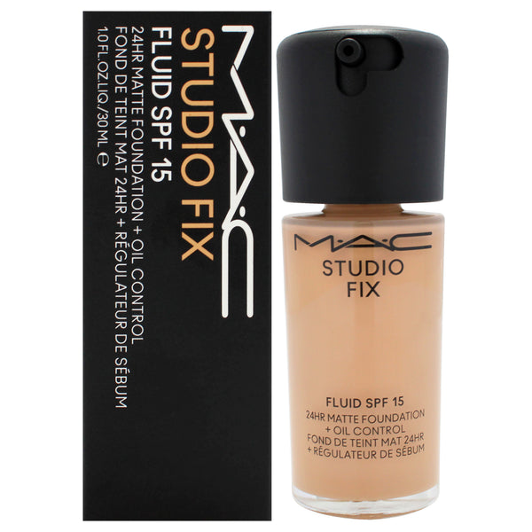 MAC Studio Fix Fluid SPF 15 24Hr Matte Foundation Plus Oil Control - NC37 by MAC for Women - 1 oz Foundation