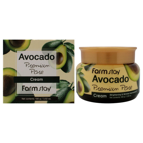 Avocado Premiun Pore Cream by FarmStay for Women - 3.5 oz Cream