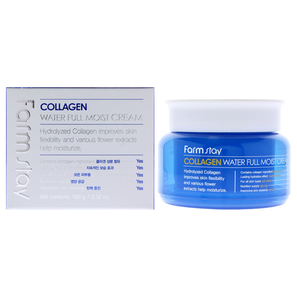 Collagen Water Full Moist Cream by FarmStay for Women - 3.5 oz Cream