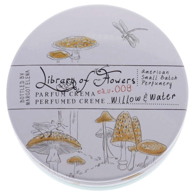 Library of Flowers Willow and Water Parfum Crema by Library of Flowers for Unisex - 2.5 oz Cream