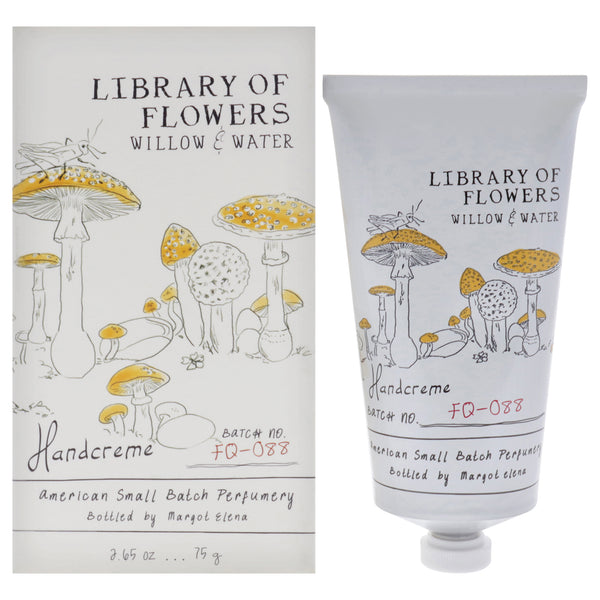 Library of Flowers Willow and Water Handcreme by Library of Flowers for Unisex - 2.65 oz Cream