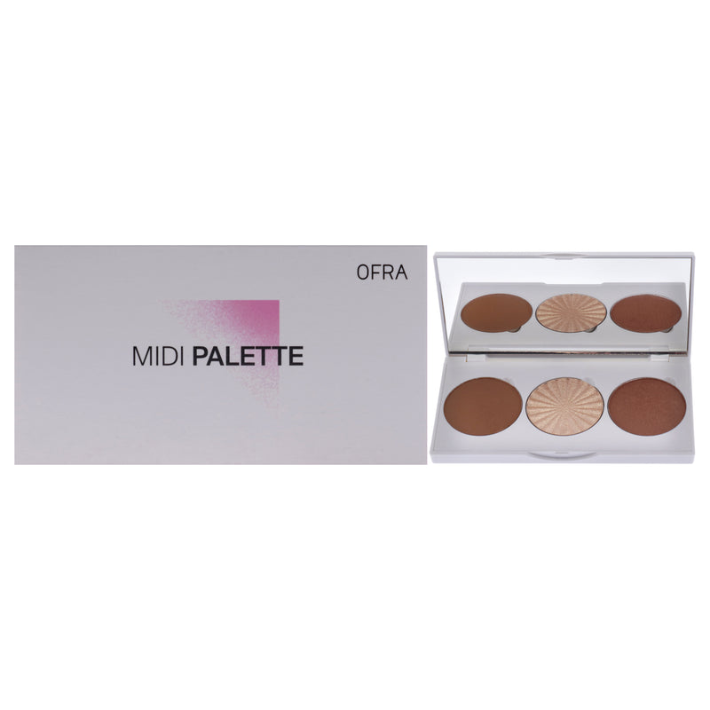 Ofra Midi Palette - Face it - Medium by Ofra for Women - 0.32 oz Makeup