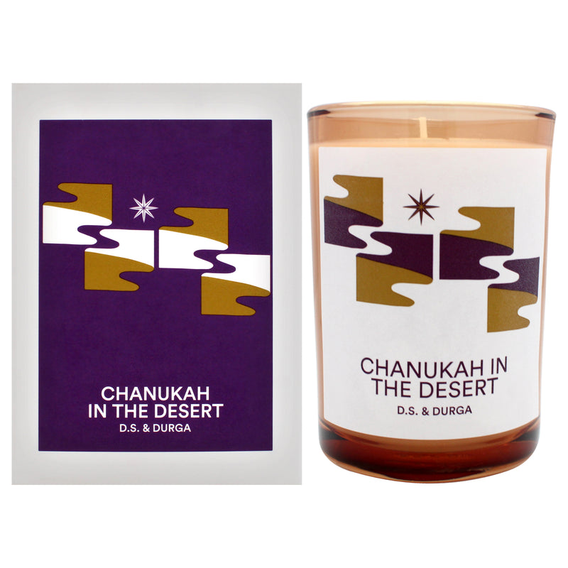 DS & Durga Chanukah in the Desert by DS & Durga for Unisex - 7 oz Candle