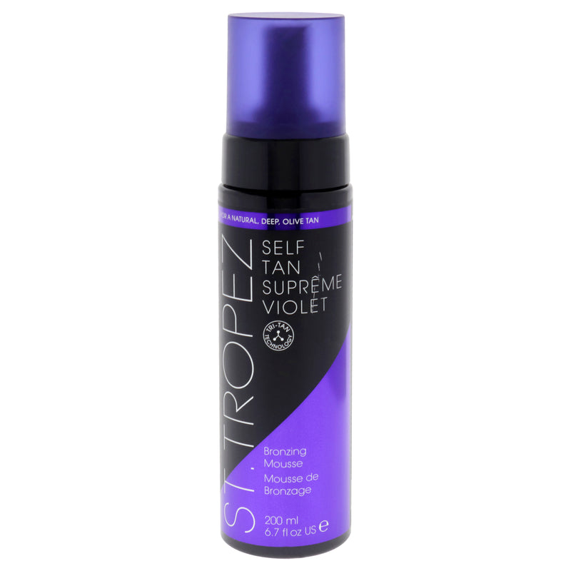 St. Tropez Self Tan Supreme Violet Bronzing Mousse by St. Tropez for Women - 6.8 oz Mousse