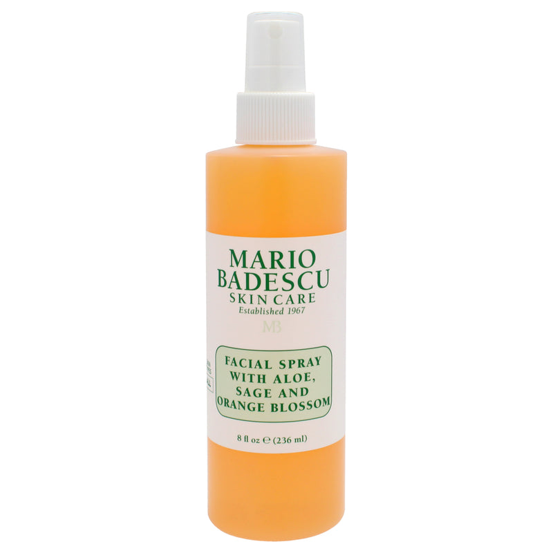 Mario Badescu Facial Spray with Aloe Sage and Orange Blossom by Mario Badescu for Unisex - 8 oz Spray