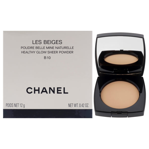 Chanel Les Beiges Healthy Glow Sheer Powder - B10 Light Shade With Neutral Undertone by Chanel for Women - 0.42 oz Powder