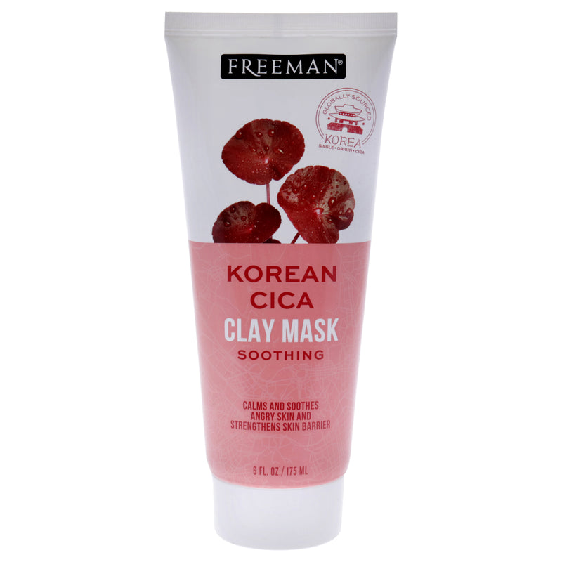 Freeman Korean Cica Clay Mask by Freeman for Unisex - 6 oz Mask