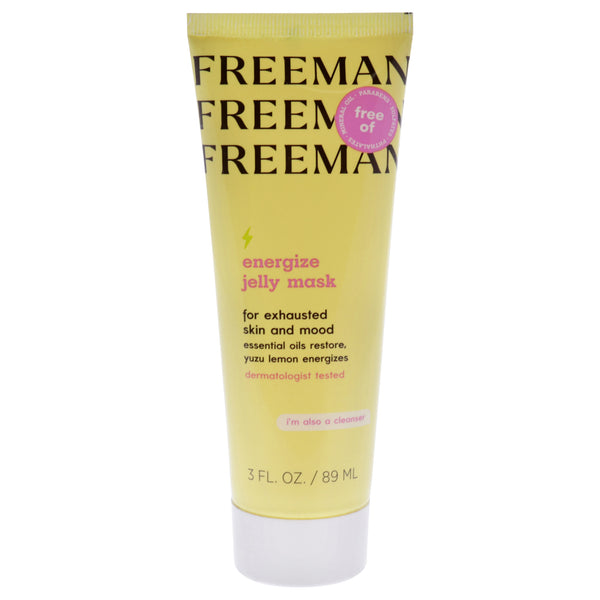 Freeman Yuzu Lemon Energize Jelly Mask by Freeman for Unisex - 3 oz Mask