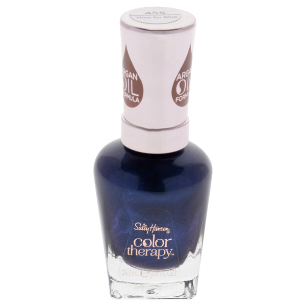 Sally Hansen Color Therapy Nail Polish - 455 Time For Blue by Sally Hansen for Women - 0.5 oz Nail Polish