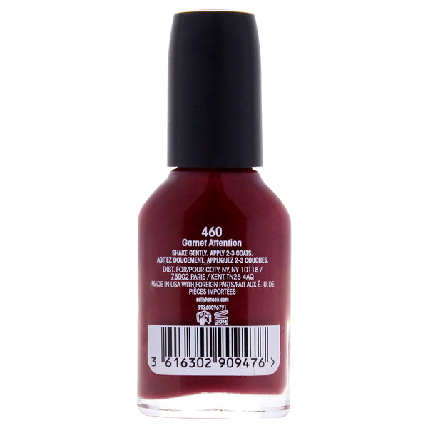 Sally Hansen Hard As Nails - 460 Garnet Attention by Sally Hansen for Women - 0.45 oz Nail Polish