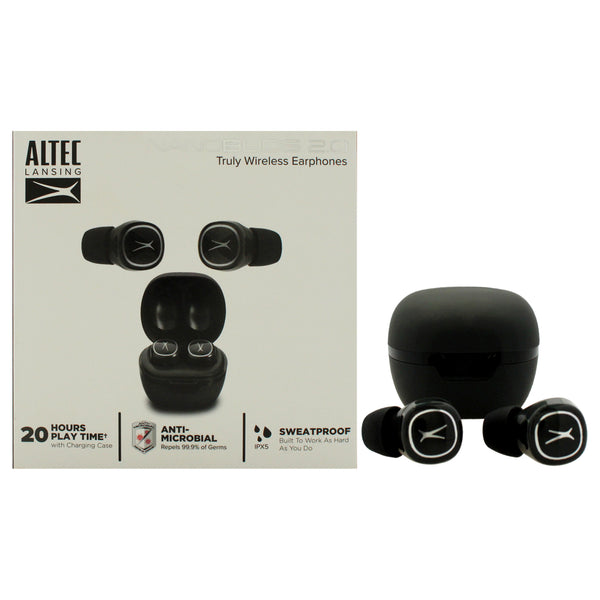 NanoBuds 2.0 Headphones - Charcoal Gray by Altec Lansing for Unisex - 1 Pc Earphones