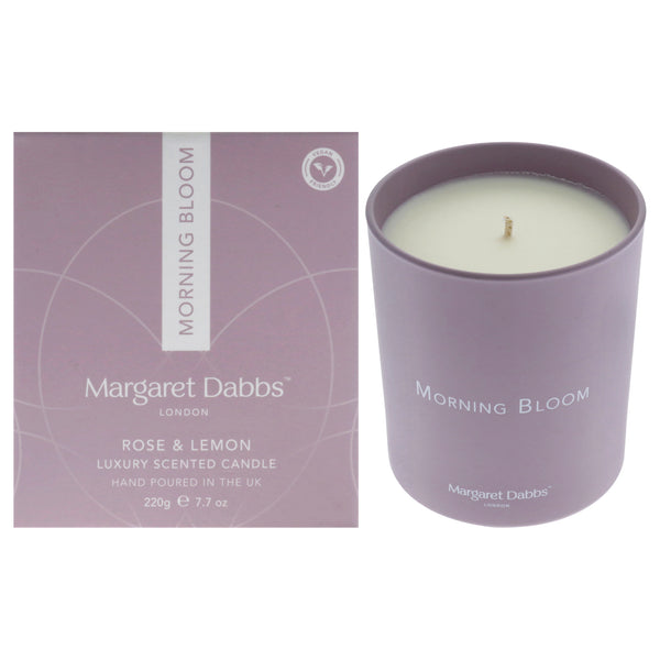 Morning Bloom Candle - Rose and Lemon by Margaret Dabbs for Unisex - 7.7 oz Candle