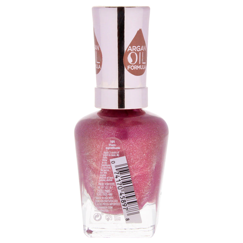 Sally Hansen Color Therapy Nail Polish - 191 Pomegratitude by Sally Hansen for Women - 0.5 oz Nail Polish