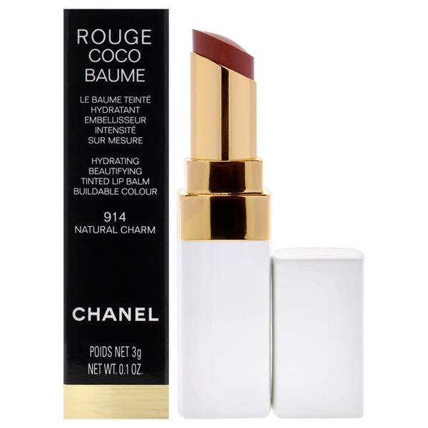 Rouge Coco Baume Hydrating Beautifying Tinted - 914 Natural Charm by Chanel for Women - 0.1 oz Lip Balm