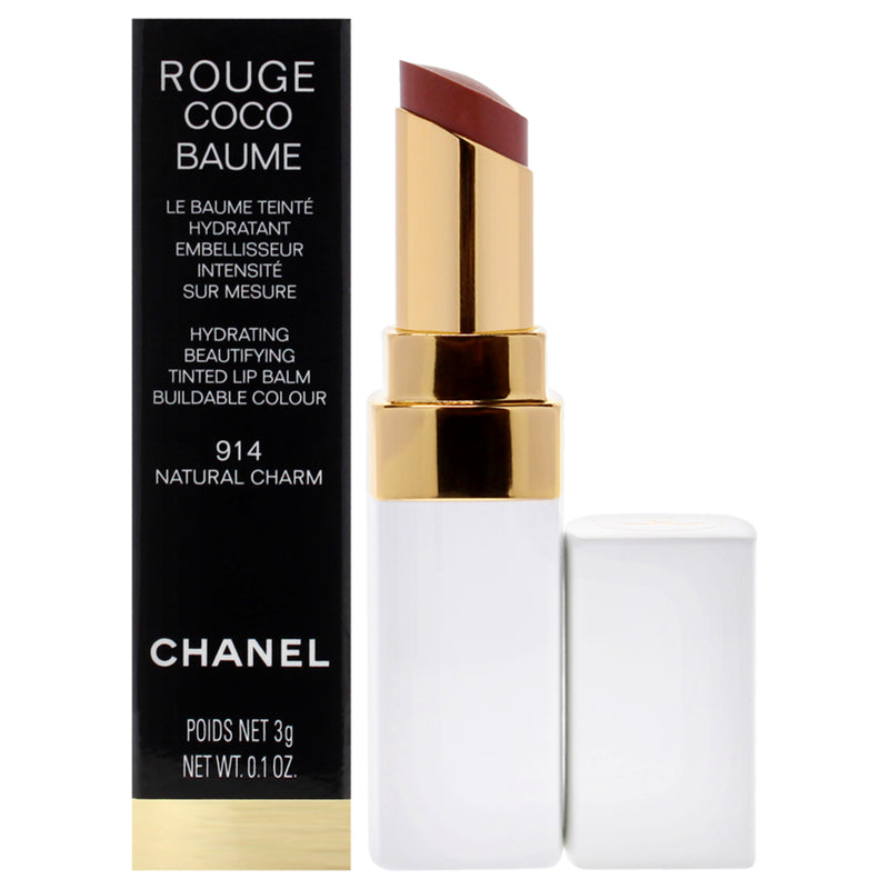 Rouge Coco Baume Hydrating Beautifying Tinted - 914 Natural Charm by Chanel for Women - 0.1 oz Lip Balm