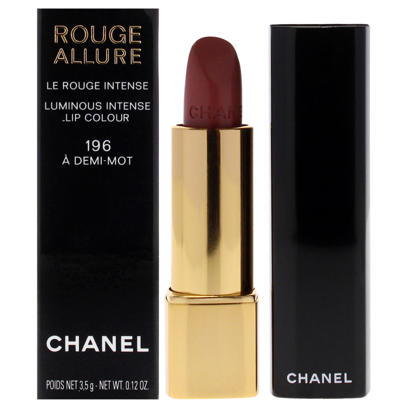 Rouge Allure Luminous Intense Lip Colour - 196 A Demi Mot by Chanel for Women - 0.12 oz Lipstick