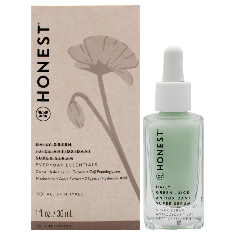 Honest Daily Green Juice Antioxidant Super Serum by Honest for Unisex - 1 oz Serum