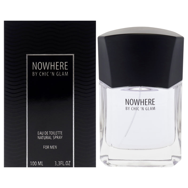 Chic N Glam Nowhere by Chic N Glam for Men - 3.3 oz EDT Spray