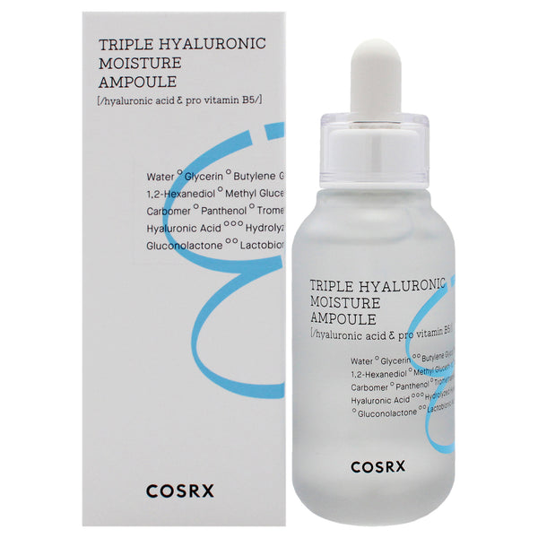 Cosrx Hydrium Triple Hyaluronic Moisture Ampoule by Cosrx for Unisex - 1.35 oz Serum