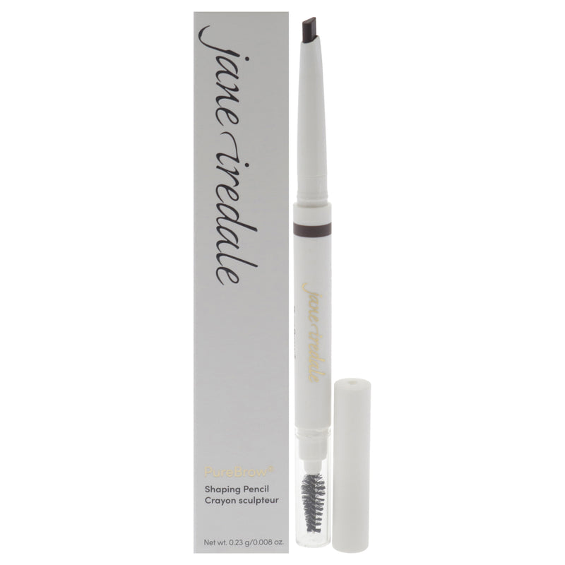 Jane Iredale PureBrow Shaping Pencil - Dark Brown by Jane Iredale for Women - 0.008 oz Eyebrow