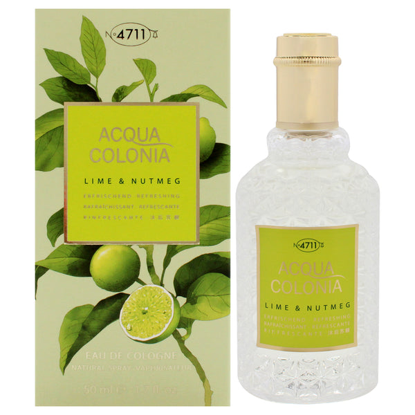 Muelhens 4711 Acqua Colonia - Lime and Nutmeg by Muelhens for Women - 1.7 oz EDC Spray