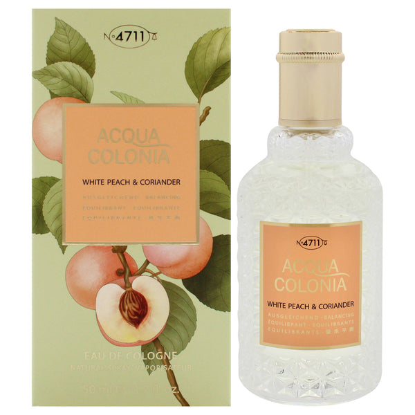 Muelhens 4711 Acqua Colonia White Peach and Coriander by Muelhens for Unisex - 1.7 oz EDC Spray