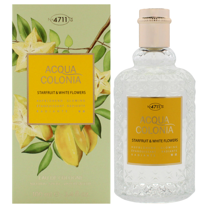 Muelhens 4711 Acqua Colonia Starfruit and White Flowers by Muelhens for Unisex - 3.4 oz EDC Spray