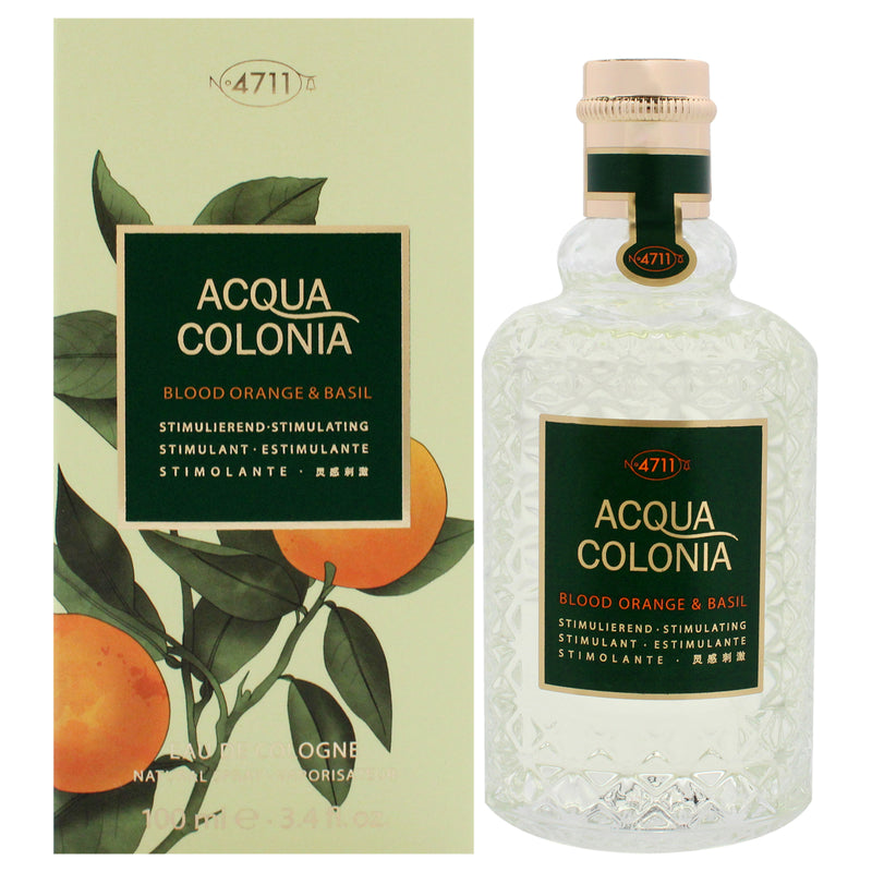 Muelhens 4711 Acqua Colonia Blood Orange and Basil by Muelhens for Women - 3.4 oz EDC Spray