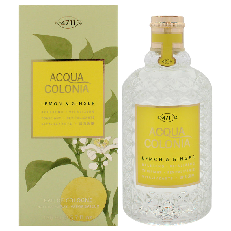 Muelhens 4711 Acqua Colonia - Lemon and Ginger by Muelhens for Women - 5.7 oz EDC Spray