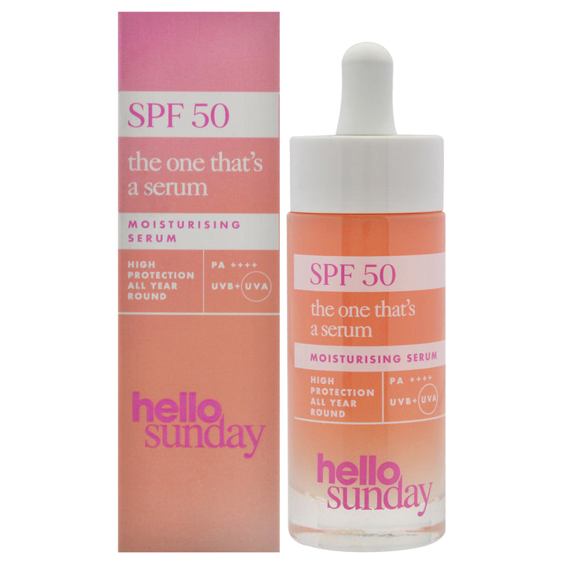 Hello Sunday The One Thats a Serum SPF 50 by Hello Sunday for Unisex - 1.1 oz Serum