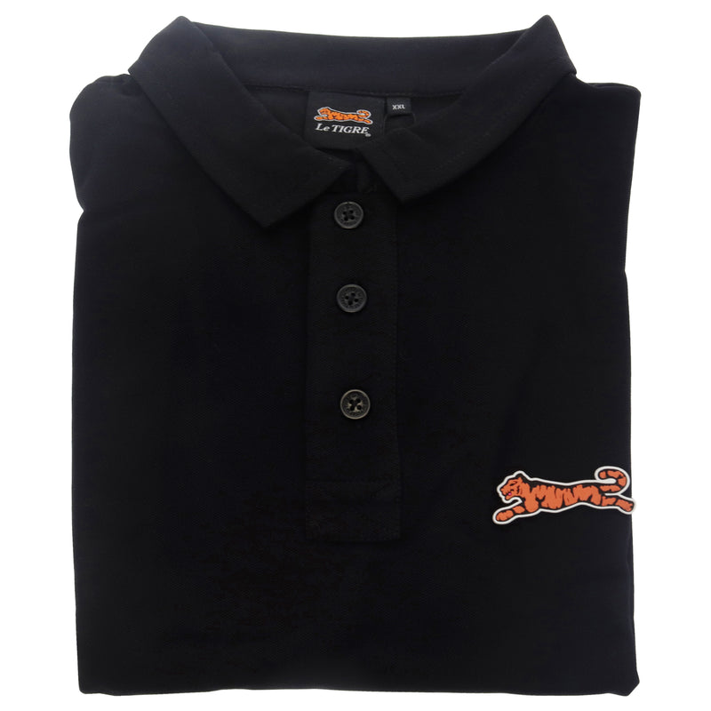 Le Tigre Classic Cotton Polo Shirt - Black by Le Tigre for Men - 1 Pc Shirt (S)