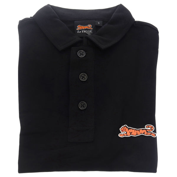 Le Tigre Classic Cotton Polo Shirt - Black by Le Tigre for Men - 1 Pc Shirt (XXL)