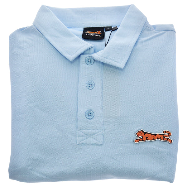 Le Tigre Classic Cotton Polo Shirt - Sky Blue by Le Tigre for Men - 1 Pc Shirt (XL)