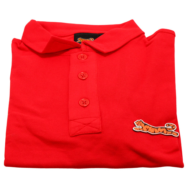 Classic Cotton Polo Shirt - Red by Le Tigre for Men - 1 Pc Shirt (M)