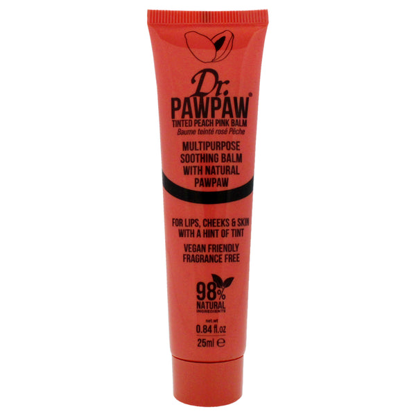 Multipurpose Tinted Balm - Peach Pink by Dr. PawPaw for Women - 0.84 oz Balm