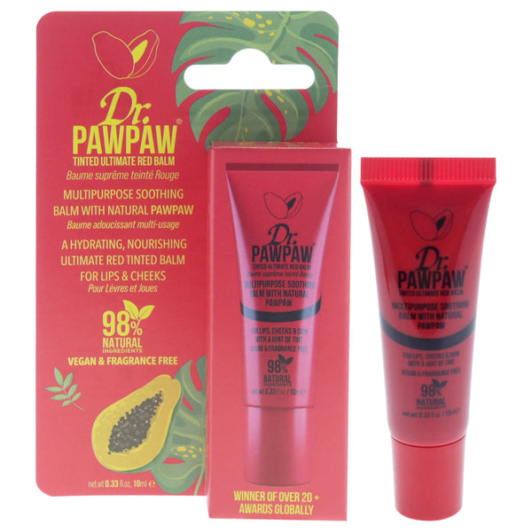 Multipurpose Tinted Balm - Ultimate Red by Dr. PawPaw for Women - 0.33 oz Makeup