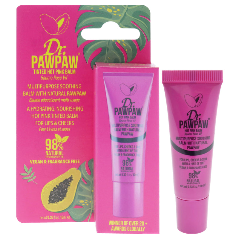 Multipurpose Tinted Balm - Hot Pink by Dr. PawPaw for Women - 0.33 oz Makeup