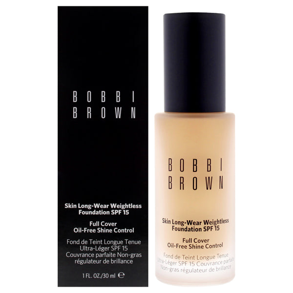 Skin Long Wear Weightless Foundation SPF 15 - W-056 Warm Natural by Bobbi Brown for Women - 1 oz Foundation