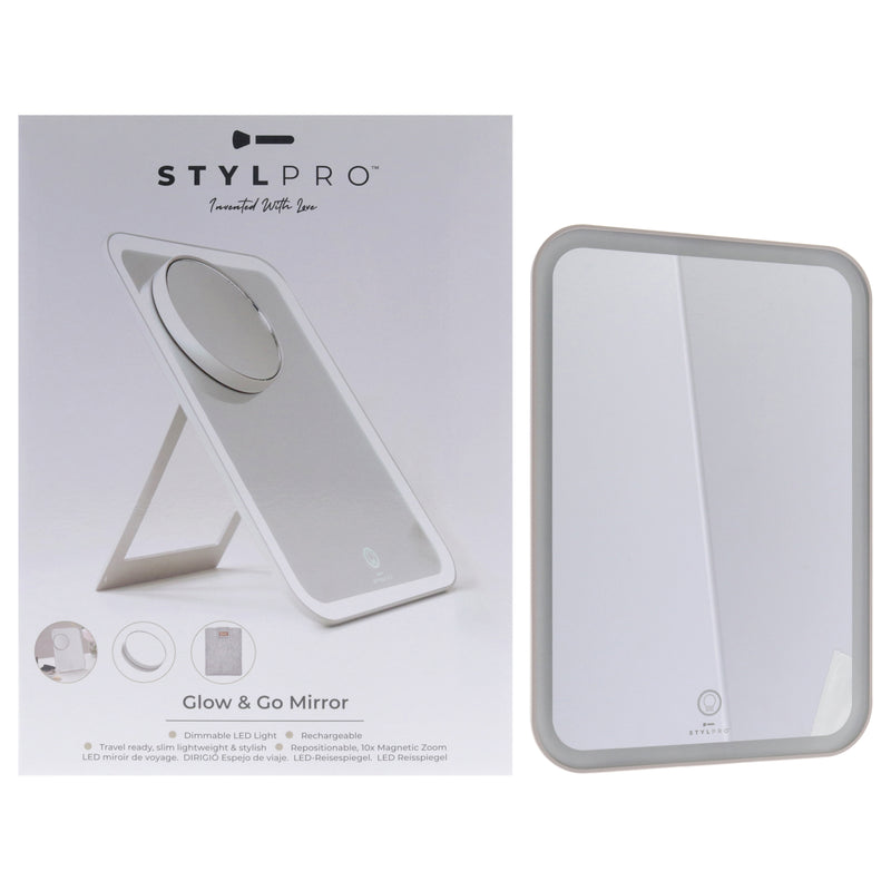 Stylpro Glow and Go Travel Mirror by Stylideas for Women - 1 Pc Mirror