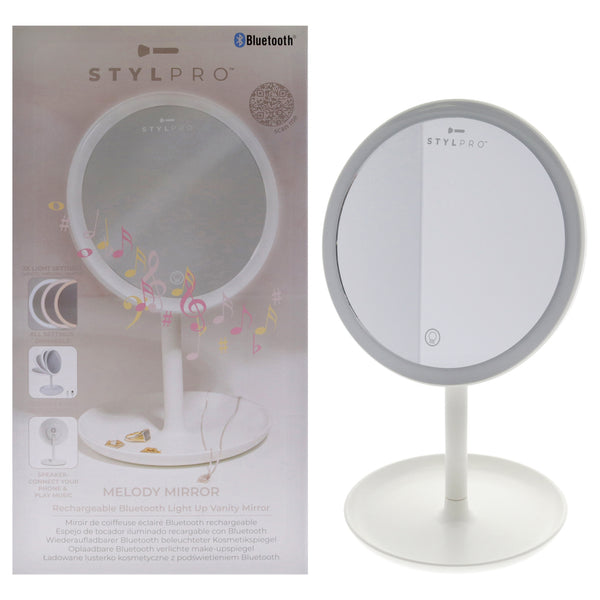 Stylpro Melody Rechargeable Bluetooth Mirror by Stylideas for Women - 1 Pc Mirror