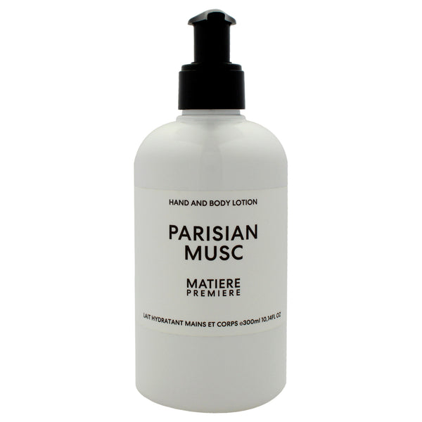 Matiere Premiere Hand and Body Lotion - Parisian Musc by Matiere Premiere for Unisex - 10.14 oz Body Lotion